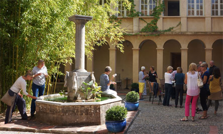Völliges Eintauchen in die Sprache